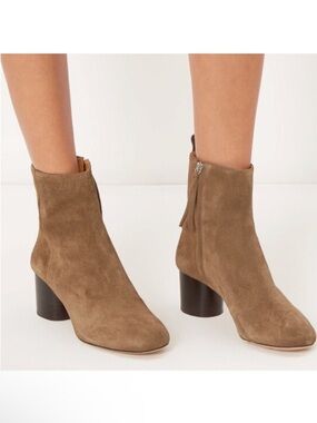 Isabel Marant Etoile Deyissa Suede Booties, Size 39